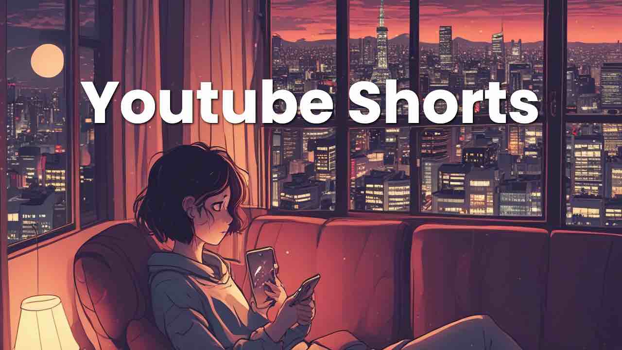 Cover image featuring a lofi girl scrolling youtube shorts.